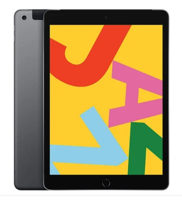 Apple iPad 7. Gen (2019) A2198 32GB 10,2" Zoll Cellular Schwarz Tablet WoW Gut - Bild 1 von 4