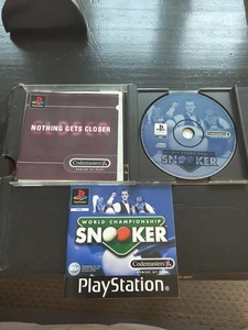 World Championship Snooker (Sony PlayStation 1, PS1 2000 ) Inc Manual - Picture 1 of 8