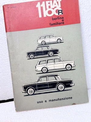 Fiat 1100 R Berlin e familiare uso e manutenzione - Immagine 1 di 2