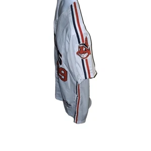 Ricky Wild Thing Vaughn # 99 Cleveland Indians weiß Trikot Majestic 2X. - Bild 1 von 8