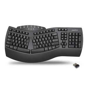 Periboard-612B Wireless Ergonomic Split Keyboard with Dual Mode 2.4G and Blue... - Picture 1 of 9