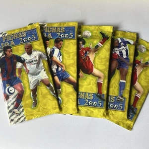 5x Mundicromo 2004-05 Sealed Packs(Pochette) – Messi Rookie #617 – Soccer Cards - Zdjęcie 1 z 10