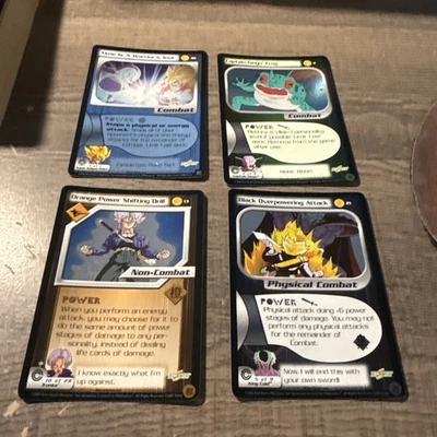 DRAGON BALL Z 19 TARJETAS LÁMINA LIMITADA SAIYAN POWER RUSH AZUL RETROCESO PATADA + DBZ CCG Foto 1 de 4