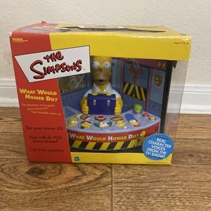 NEW The Simpsons WHAT WOULD HOMER DO? TALKING Electronic TRIVIA GAME Hasbro 2002 - Picture 1 of 6