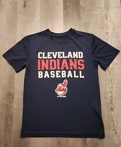 Cleveland Indians Chief Wahoo Youth Kids 10/12 Shirt - Picture 1 of 7