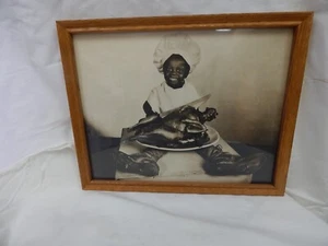 Little Rascals Photo of Buckwheat Reproduction 1930 Framed 15x12 - Picture 1 of 3