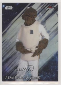 2018 Topps Finest Star Wars Refractor Admiral Ackbar #3 fv8