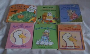 Set of 6 Rosemary Wells board books: Max & Ruby/Bunny Reads - Picture 1 of 1