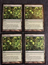 4x Khalni Garden NM Worldwake MTG Magic The Gathering