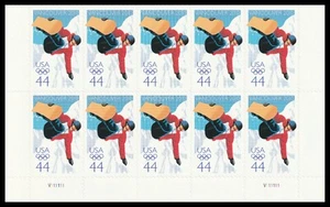 US 4436 Vancouver Olympic Winter Games 44c plate block 10 MNH 2010 - Picture 1 of 1