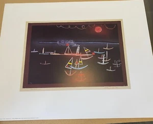 Paul Klee Poster 'boats' 1927 575x730mm - Picture 1 of 1