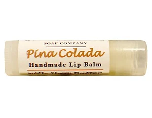 Bálsamo labial hecho a mano de piña colada hecho con manteca de karité - Imagen 1 de 4