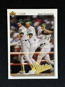 1992 Upper Deck Jose Canseco #333 Baseball Card Oakland Athletics A’s - Picture 1 of 2