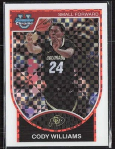 2023-24 Bowman University Chrome #07B-19 Cody Williams 2007-08 Bowman - Picture 1 of 2