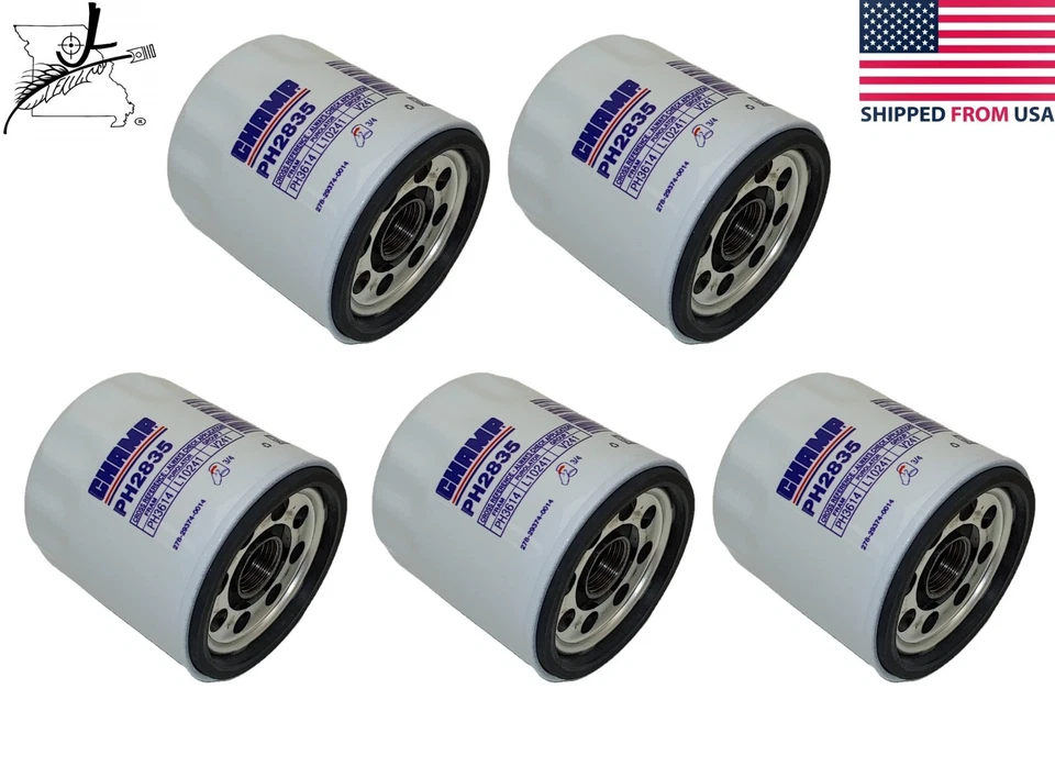 5x Filtros de Aceite Suzuki Samurai 1.3 1.6 Motor de 4 Cilindros Champ Hecho en EE. UU. Foto 1 de 4