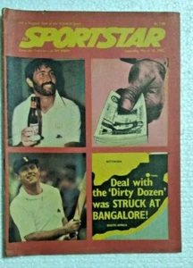 INDIA RARA REVISTA THE SPORTSTAR MAR 20,1982 TRATO CON DOCENA SUCIA FUE ALCANZADO - Imagen 1 de 3