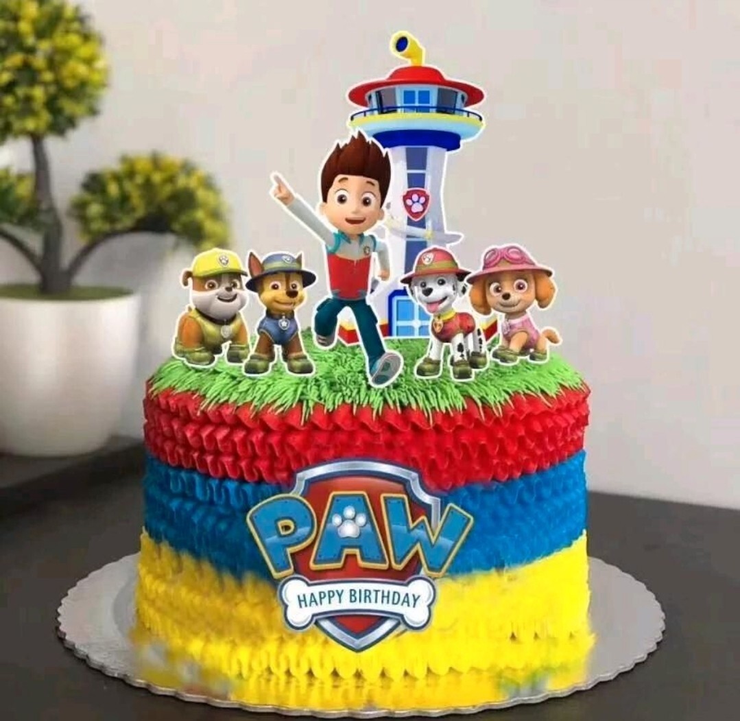 Dekora Paw Patrol Tortenaufsatz Set - 3 Figuren Für Geburtstagskuchen & Cupcakes