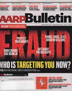 AARP BULLETIN-FRAUD WHO IS TARGETING YOU NOW+MEDICARE COSTS+CAFFEINE+AARP GAMES - Imagen 1 de 1