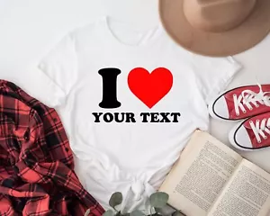 T-shirt personalizzata I Love personalizzata Love Olly Murs Robbie Williams uomo donna bambini - Foto 1 di 10