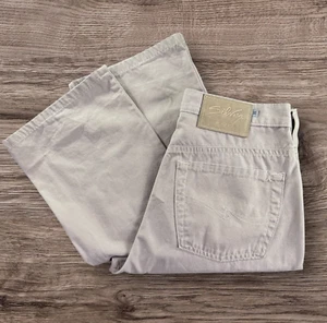 Silver Jeans Women 30x32 (28x31) Vintage Ivory Gorpcore 100% Cotton Canada EUC - Picture 1 of 16