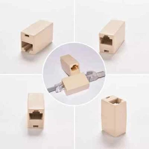 10 adattatori di rete connettore LAN Ethernet femmina femmina RJ45 - Foto 1 di 1