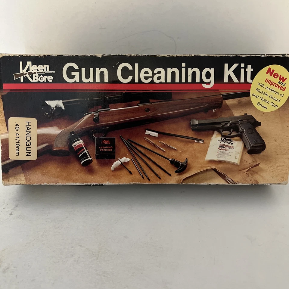 Handgun Cleaning Kit 40/41/10mm New And Improved  Classic KleenBore K-220 - Image 1 of 4