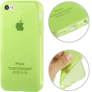 Futerał ochronny TPU Case do telefonu komórkowego Apple iPhone 5C zielony - Zdjęcie 1 z 4