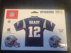 Tom Brady Sticker WinCraft Sports NFL NFLPA New England Patriots - Picture 1 of 1