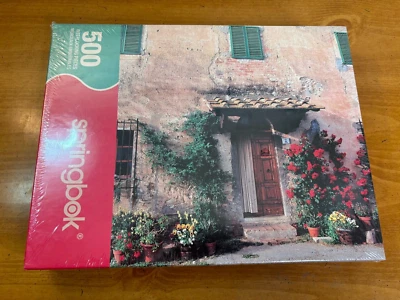 SPRINGBOK 500 Piece Jigsaw Puzzle Doorway to Tuscany -- Brand New Sealed - Image 1 of 4