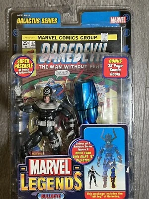Figura de acción y cómic Bullseye serie Galactus de Marvel Legends en caja nuevo en caja Foto 1 de 4