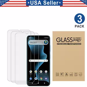 3PCS Tempered Glass Screen Protector for Cricket Magic 2 5G - Picture 1 of 1