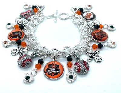 SF GIANTS SERIE MUNDIAL 3 Campeonato Dije en Pulseras, ENVÍO GRATUITO  Foto 1 de 4
