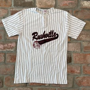 Teamwork Rushville Mustangs Athletic Apparel Baseball Jersey. NWOT Made in USA - Picture 1 of 5