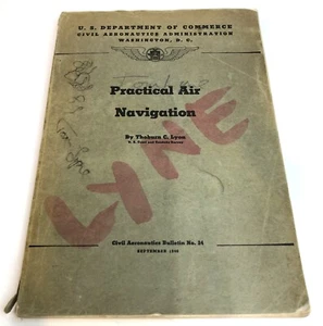 Practical Air Navigation Thomburn Lyon US Department of Commerce 1940 No 24 WWll - Imagen 1 de 5