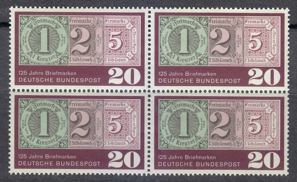 Germany 1965 MNH Mi 482 Sc 933 MNH Stamps of Thurn & Taxis. Block of 4 ** - Image 1 of 1