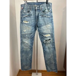 Jeans Denim & Supply Ralph Lauren slim D&S Prospect effetto invecchiato 32/32 - Foto 1 di 9
