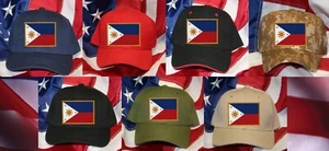 PHILLIPINES COUNTRY HAT FLAG PATCH CAP SOUVENIR TRIP GIFT Filipino TRAVEL - Imagen 1 de 16