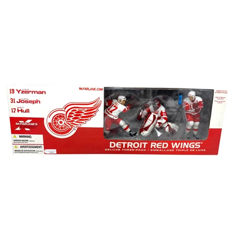 Mcfarlane NHL Detroit Red Wings Exclusive Combo 3-Pack Set Figures Cover