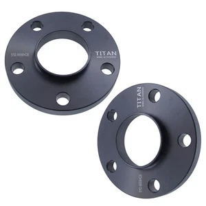 (2) 20mm Hubcentric 5x112 Wheel Spacers | 66.56mm Hub | Flat Billet T6 6061 - Picture 1 of 3