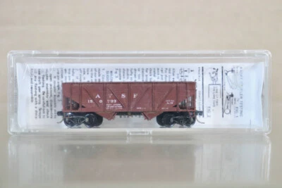 MICRO TRAINS MTL 55010 N GAUGE SANTA FE AT&SF 33' TWIN HOPPER CAR 180793 1nz - Image 1 of 3