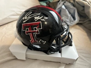 Jordyn Brooks Signed Mini Helmet JSA - Picture 1 of 2