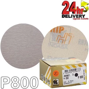 Indasa Rhynogrip HT Line 75 mm 3" Schleifscheiben P800 Box mit 50 Griffsystem - Bild 1 von 1