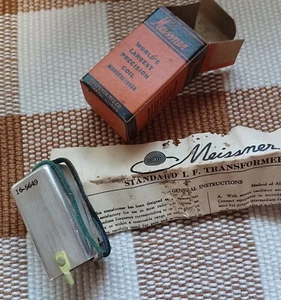 Vintage Meissner 16-6649 I.F. Transformer. - Picture 1 of 8