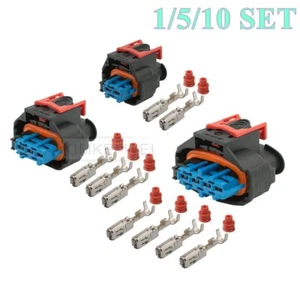 BOSCH 2/3/4 Polig Kompakt Weibliche Wasserdicht Steckverbinder Buchse Stecker - Picture 1 of 14