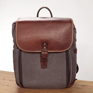 Ona Monterey Backpack Camera Bag, Smoke Waxed Canvas - Brand New - Picture 1 of 5