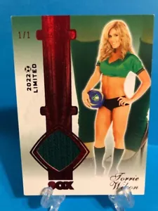 Benchwarmer 2022 Soccer Limited SOX Swatch Card Torrie Wilson RED FOIL 1/1 - Picture 1 of 2