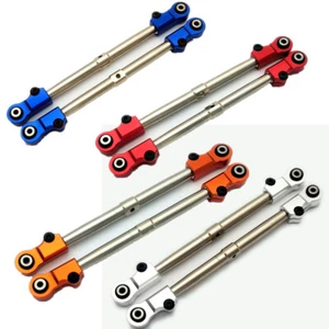 Steel Front Ajustable Camber Links Toe Links for Traxxas 1/8 Sledge 9547 9549 - Picture 1 of 9