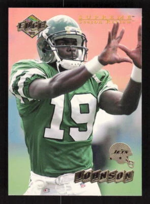 1998  Collector's Edge Supreme Season Review  #125 Keyshawn Johnson Jets - Image 1 of 2
