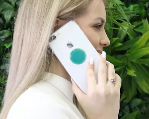 Pegatina de protección EMF para teléfono celular, pegatina de geometría sagrada teseracto - Imagen 1 de 12