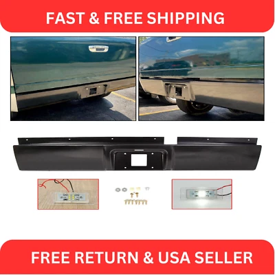 For 02-08 DODGE RAM 1500/ 03-09 RAM 2500 3500 REAR ROLL PAN W/ LICENSE LIGHT - Image 1 of 4